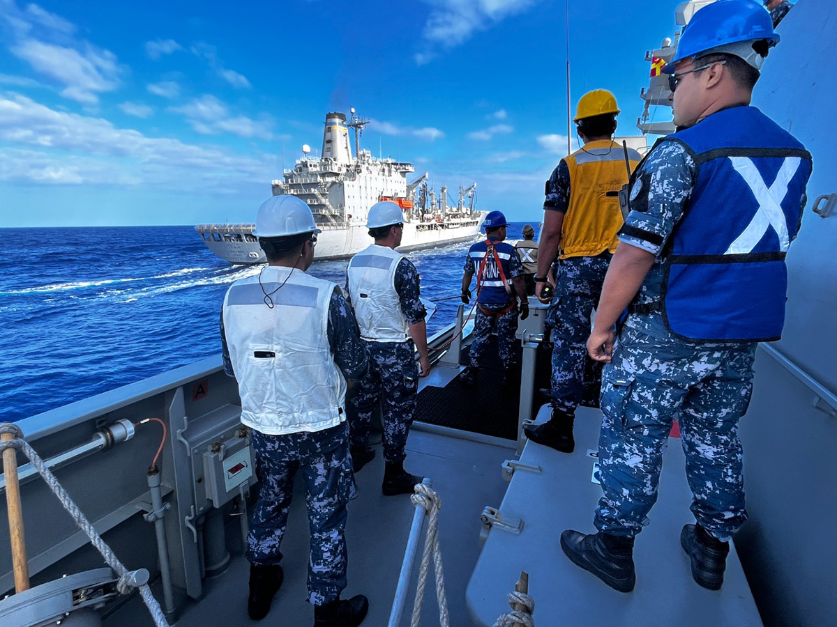 La Armada de Mxico en su participacin en el ejercicio multinacional RIMPAC 2022.